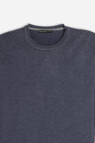 MAGLIA GIROCOLLO BASIC M-DENIM