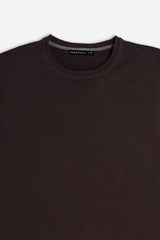 MAGLIA GIROCOLLO BASIC MORO