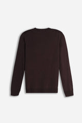 MAGLIA GIROCOLLO BASIC MORO