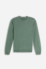 MAGLIA GIROCOLLO BASIC SALVIA