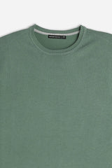 MAGLIA GIROCOLLO BASIC SALVIA