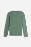 MAGLIA GIROCOLLO BASIC SALVIA