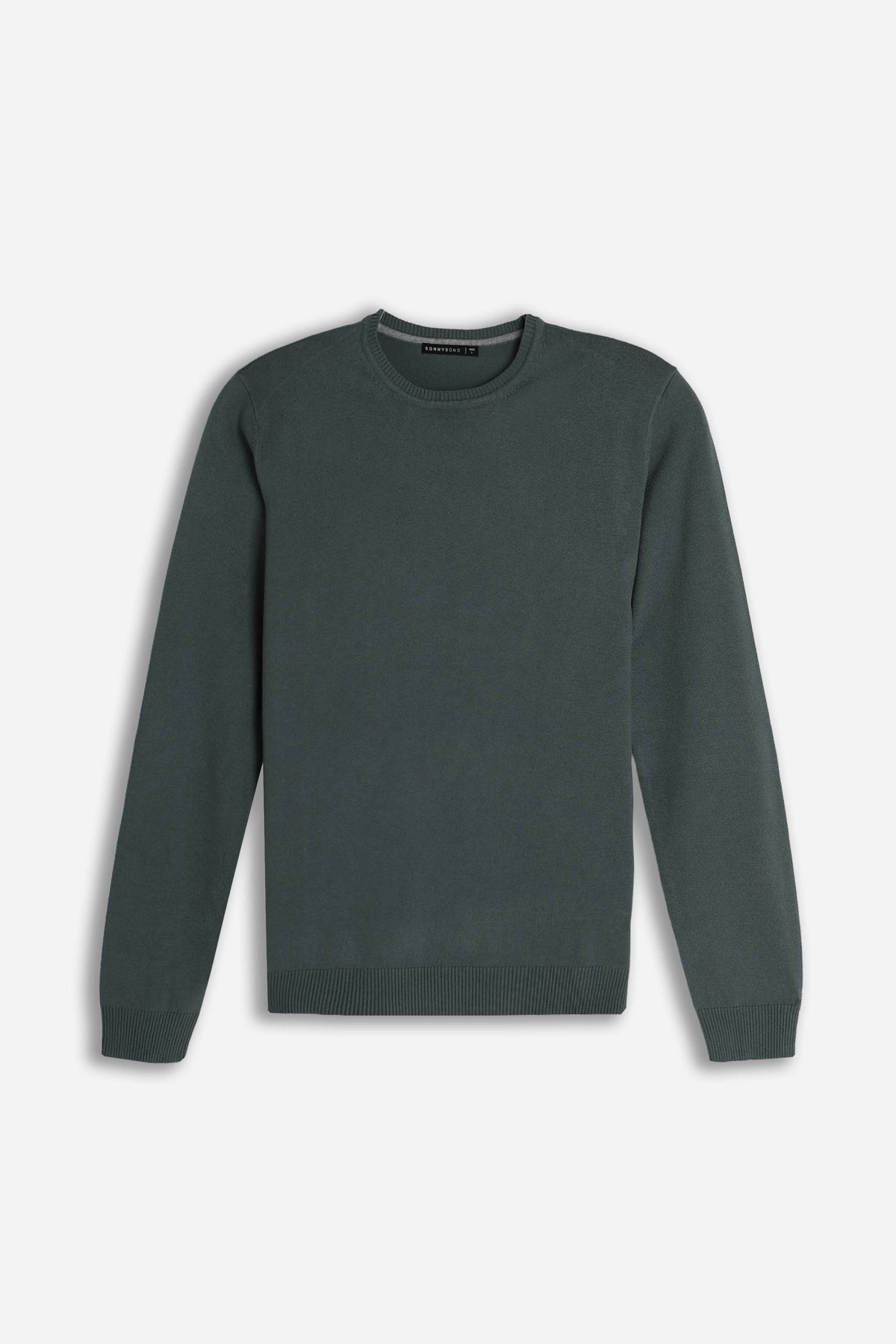 MAGLIA GIROCOLLO BASIC VERDE BOSCO