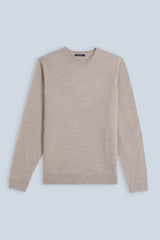 MAGLIA GIROCOLLO CASHMERE LIKE M-BEIGE