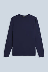 MAGLIA GIROCOLLO CASHMERE LIKE BLEU