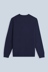 MAGLIA GIROCOLLO CASHMERE LIKE BLEU