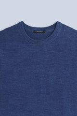 MAGLIA GIROCOLLO CASHMERE LIKE M-DENIM