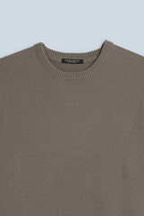 MAGLIA GIROCOLLO CASHMERE LIKE M TORTORA