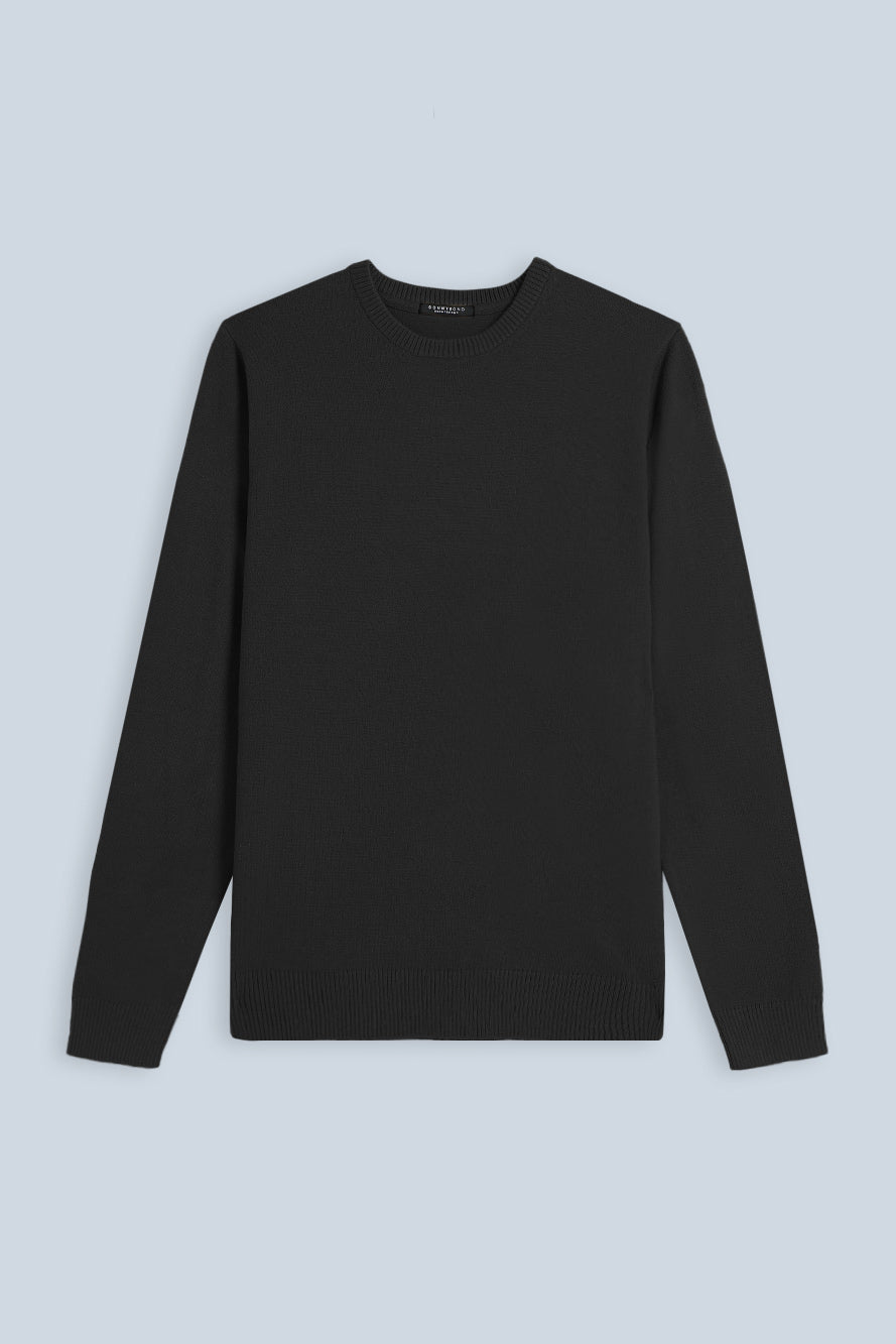 MAGLIA GIROCOLLO CASHMERE LIKE NERO