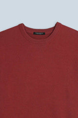 MAGLIA GIROCOLLO CASHMERE LIKE RUBINO