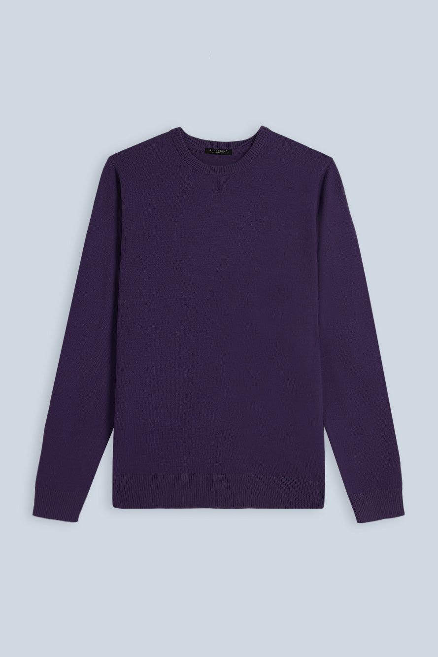 MAGLIA GIROCOLLO CASHMERE LIKE VIOLA