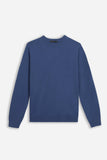 MAGLIA GIROCOLLO CASHMERE LIKE AZZURRO - Sonnybono