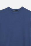 MAGLIA GIROCOLLO CASHMERE LIKE AZZURRO - Sonnybono
