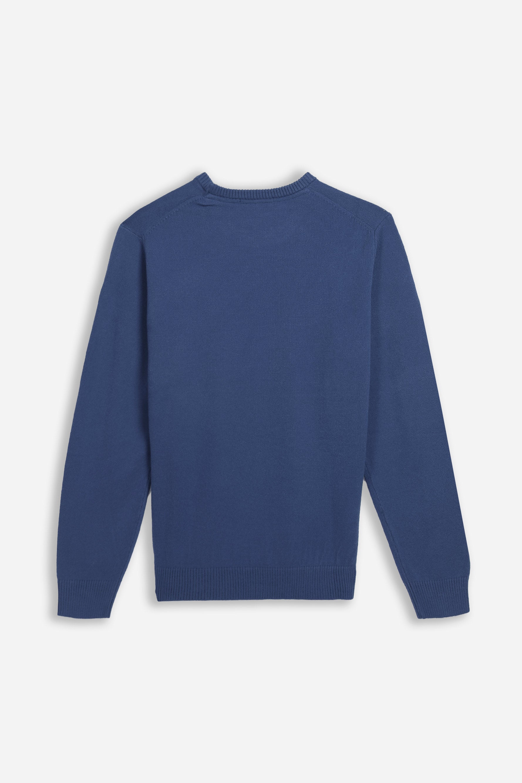 MAGLIA GIROCOLLO CASHMERE LIKE AZZURRO - Sonnybono