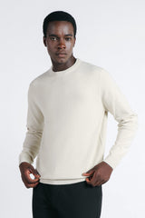 MAGLIA GIROCOLLO CASHMERE LIKE BEIGE CHIARO