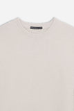 MAGLIA GIROCOLLO CASHMERE LIKE BEIGE CHIARO - Sonnybono