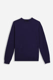 MAGLIA GIROCOLLO CASHMERE LIKE INDACO - Sonnybono