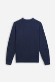 MAGLIA GIROCOLLO CASHMERE LIKE DENIM - Sonnybono