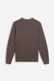 MAGLIA GIROCOLLO CASHMERE LIKE TORTORA - Sonnybono