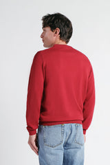 MAGLIA GIROCOLLO CASHMERE LIKE RUBINO