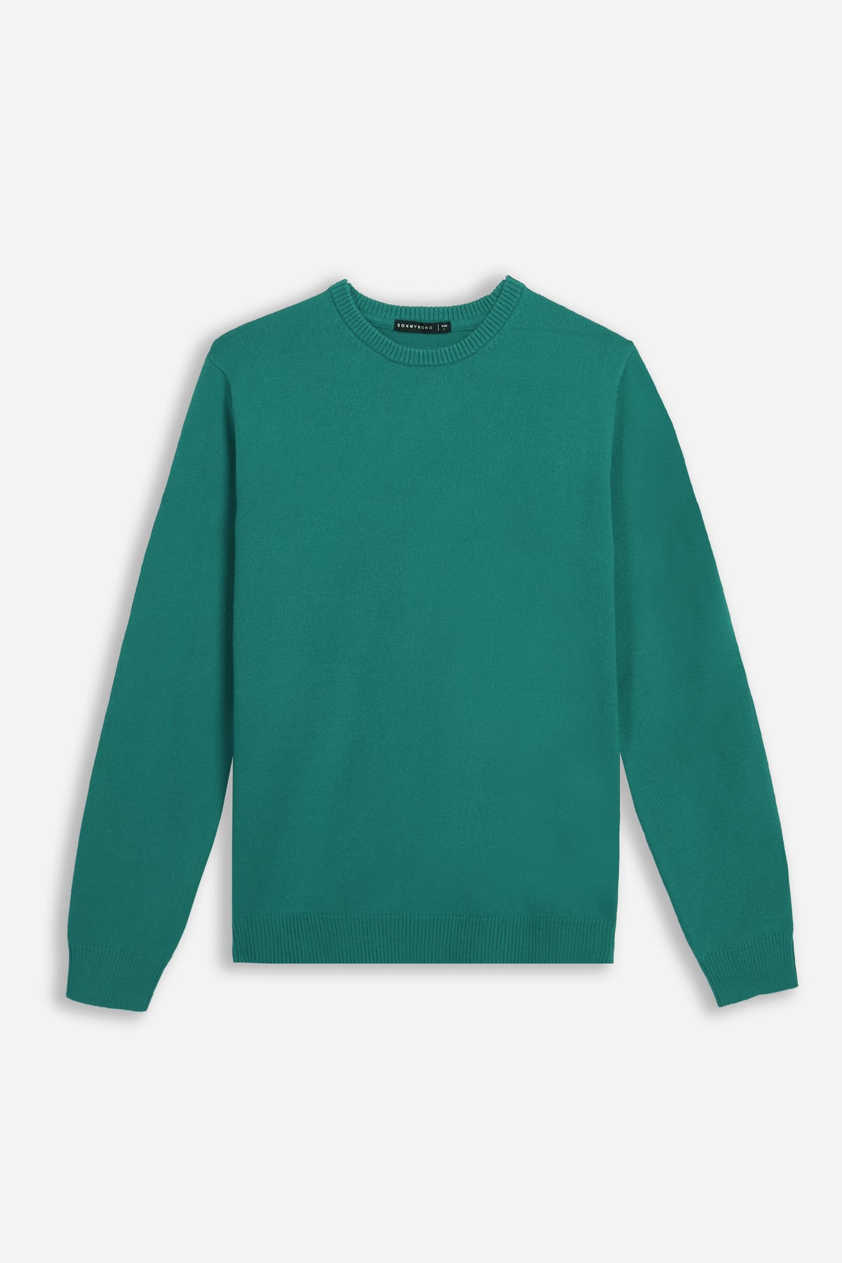 MAGLIA GIROCOLLO CASHMERE LIKE VERDE SMERALDO - Sonnybono