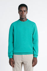 MAGLIA GIROCOLLO CASHMERE LIKE VERDE SMERALDO