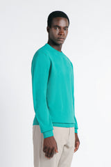 MAGLIA GIROCOLLO CASHMERE LIKE VERDE SMERALDO