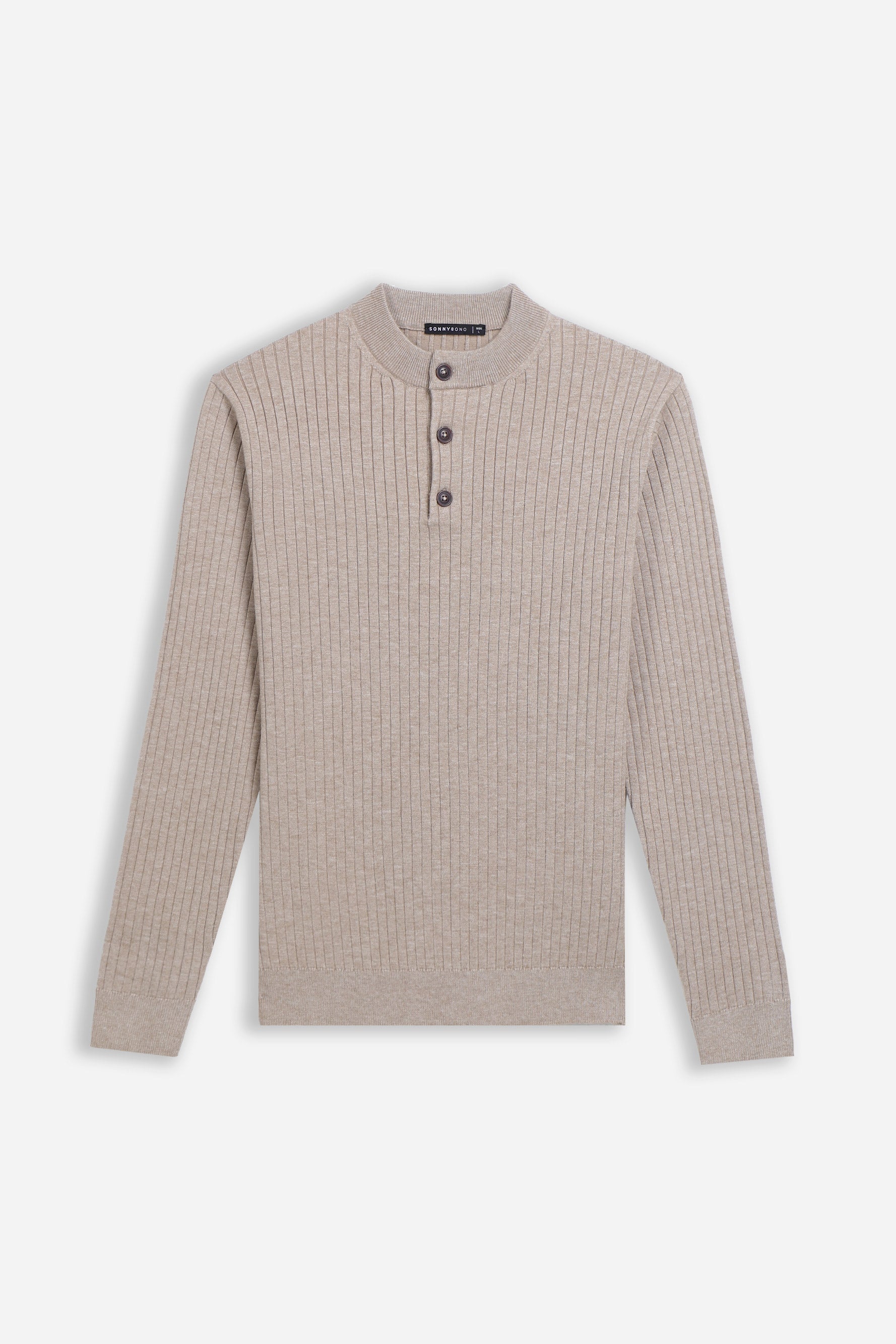 MAGLIA SERAFINO A COSTE BEIGE