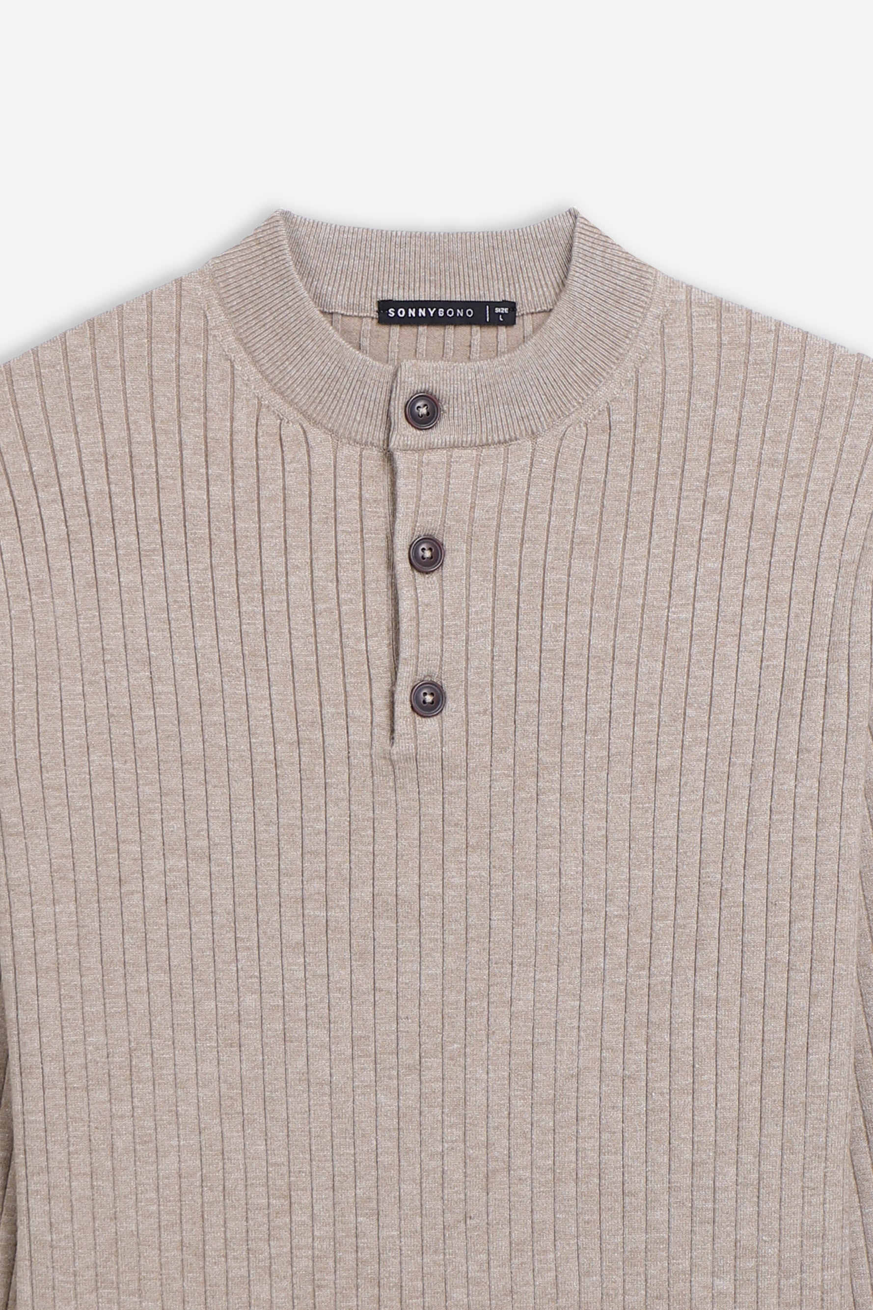 MAGLIA SERAFINO A COSTE BEIGE