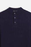 MAGLIA SERAFINO A COSTE BLEU