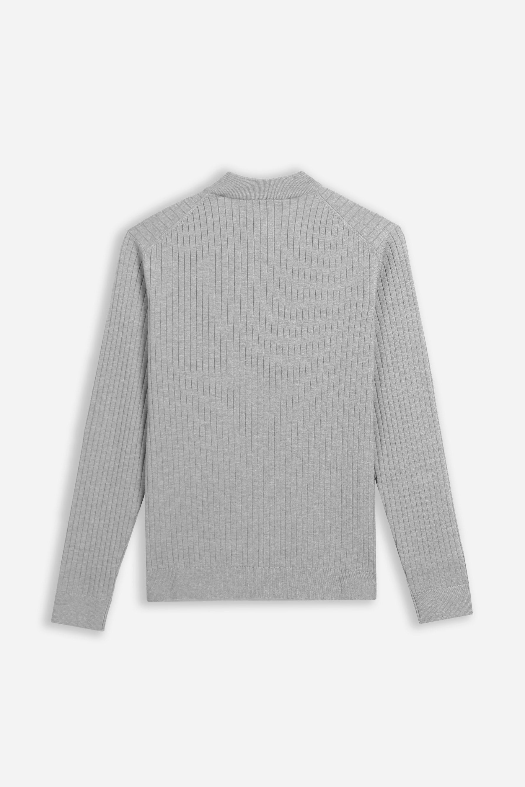 MAGLIA SERAFINO A COSTE GRIGIO CHIARO