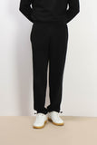 PANTALONE FELPA CON COULISSE AL FONDO NERO