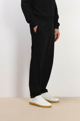 PANTALONE FELPA CON COULISSE AL FONDO NERO