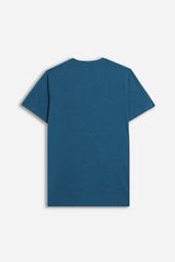 T-SHIRT COLLO A GOCCIA IN SLUB OTTANIO 