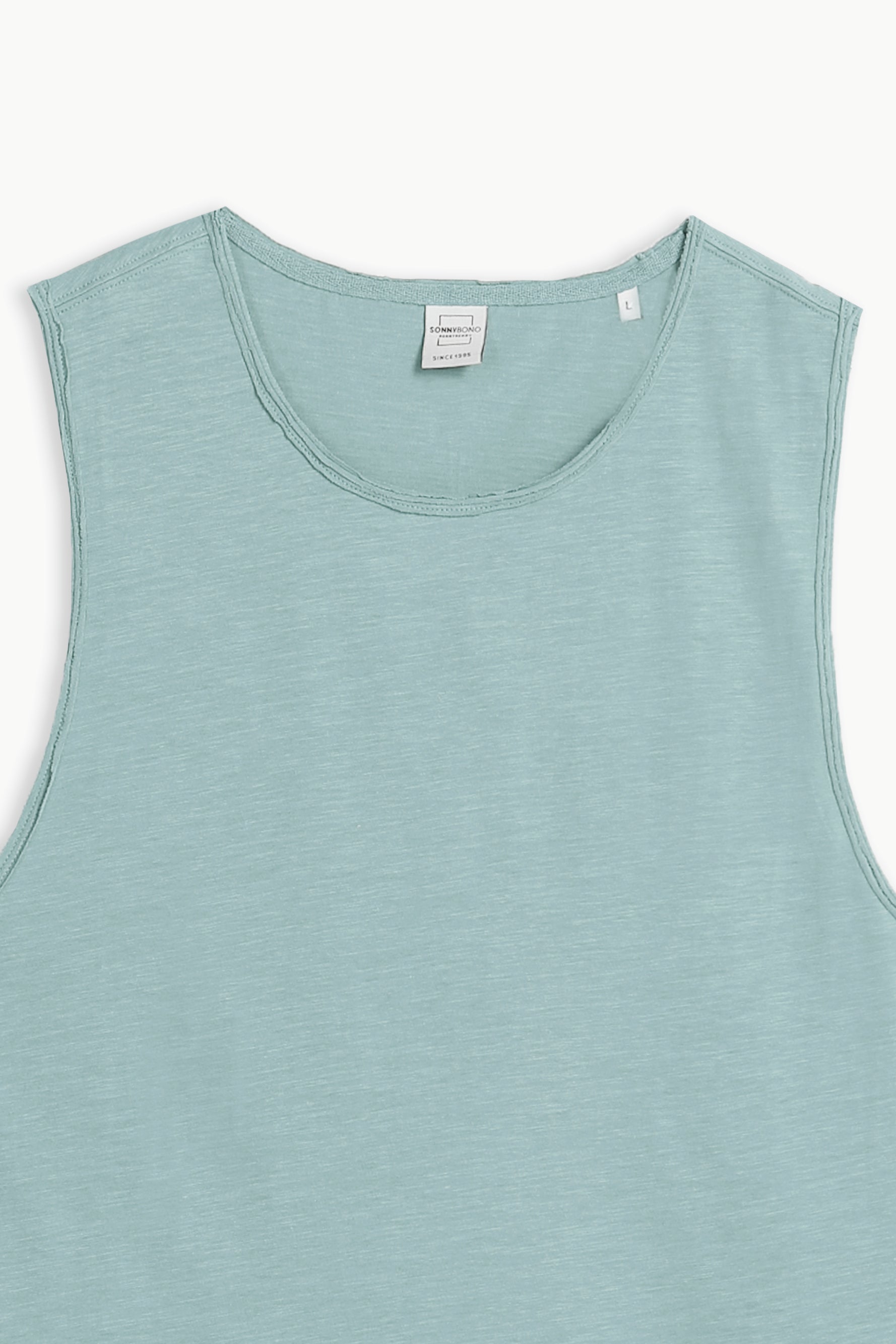 T-SHIRT SMANICATA COTONE SLUB POLVERE