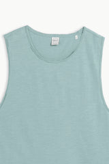 T-SHIRT SMANICATA COTONE SLUB POLVERE