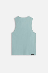 T-SHIRT SMANICATA COTONE SLUB POLVERE