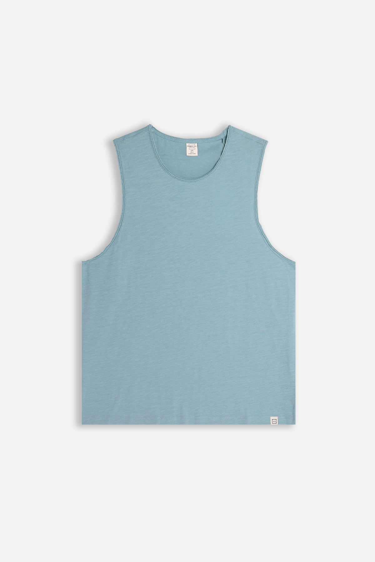 T-SHIRT SMANICATA IN COTONE SLUB POLVERE