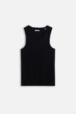 T-SHIRT SMANICATA A COSTE NERO - Sonnybono