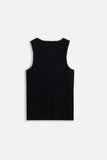 T-SHIRT SMANICATA A COSTE NERO - Sonnybono
