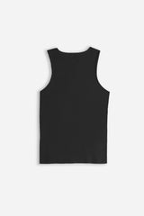 T-SHIRT SMANICATA A COSTINE NERO