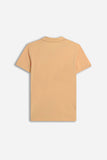 POLO SLUB CON COLLO DERBY ALBICOCCA