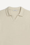 POLO SLUB CON COLLO DERBY TORTORA