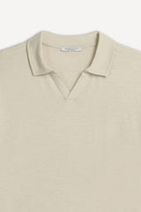 POLO SLUB CON COLLO DERBY TORTORA