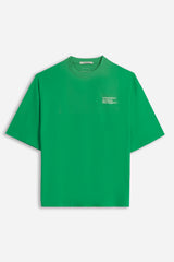 T-SHIRT CON STAMPA PICCOLA VERDE