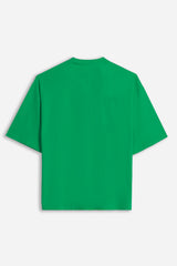 T-SHIRT CON STAMPA PICCOLA VERDE