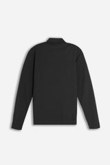 POLO MANICA LUNGA CON BOTTONI NERO