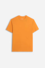 T-SHIRT GIROCOLLO BASIC ARANCIO
