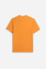 T-SHIRT GIROCOLLO BASIC ARANCIO