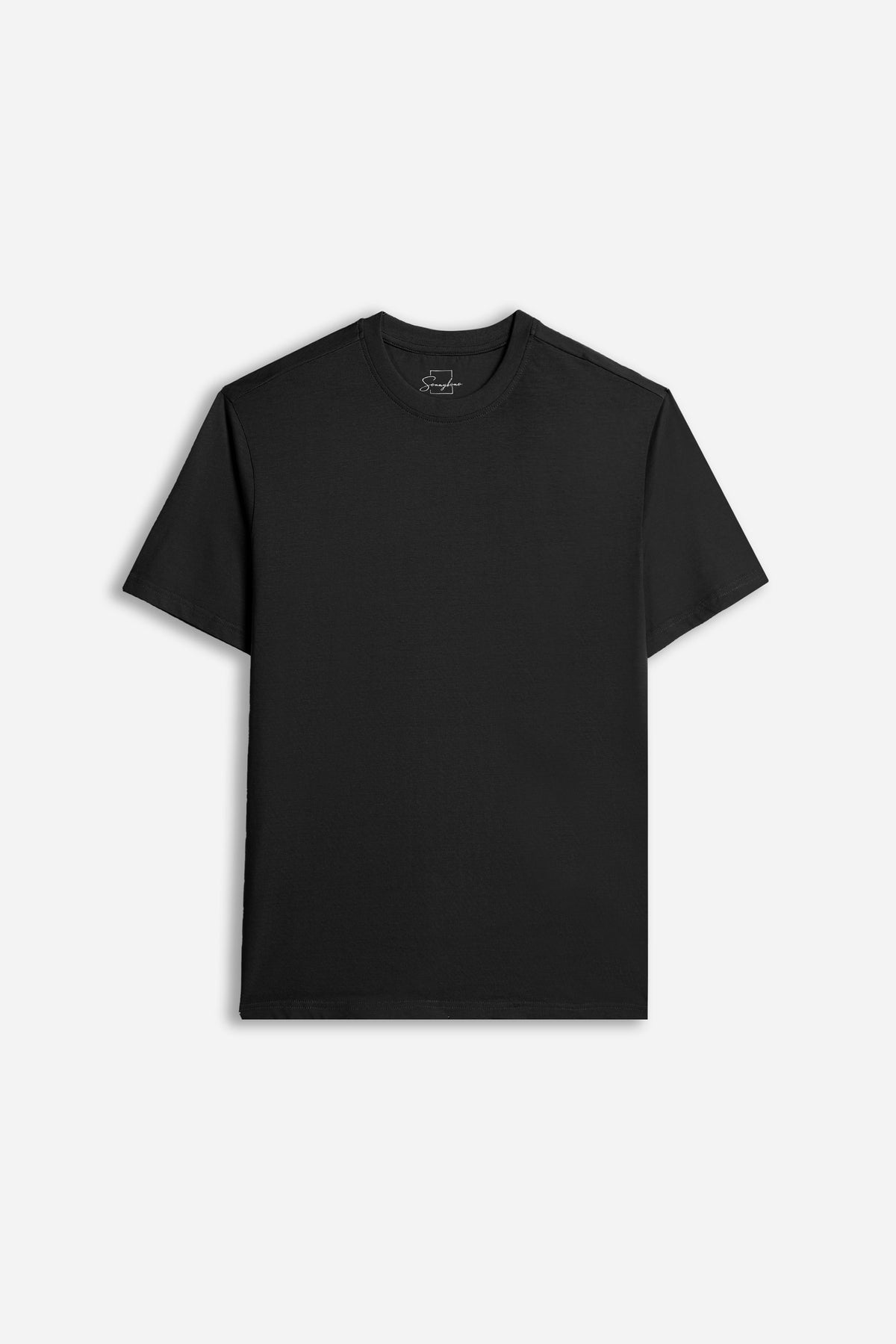 T-SHIRT GIROCOLLO BASIC NERO